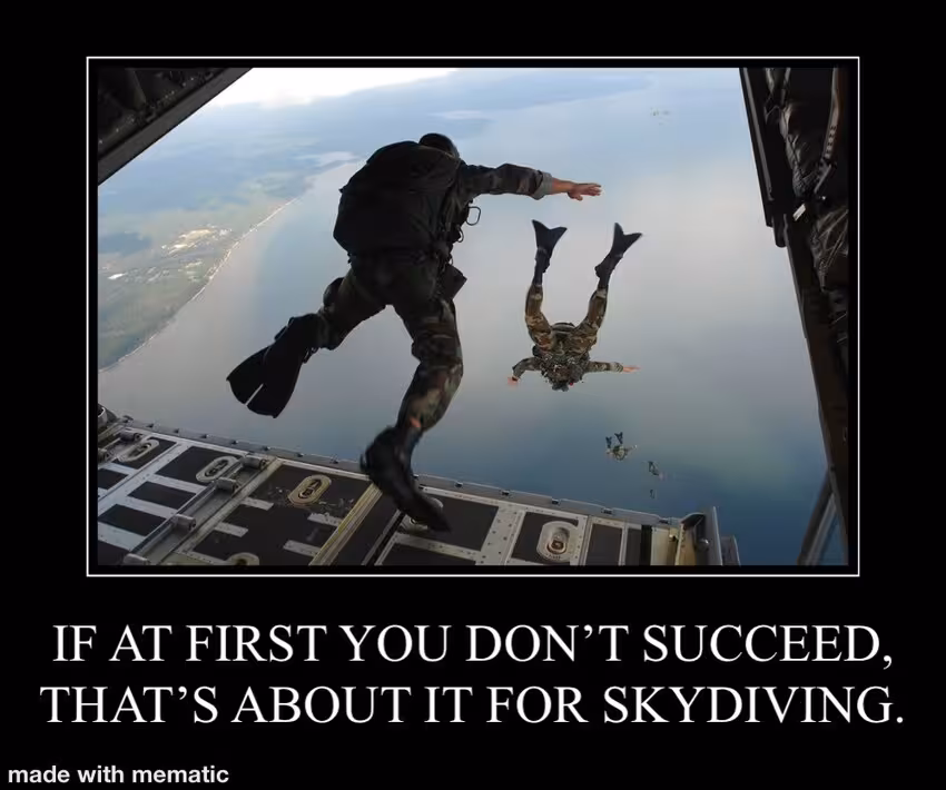 skydiving